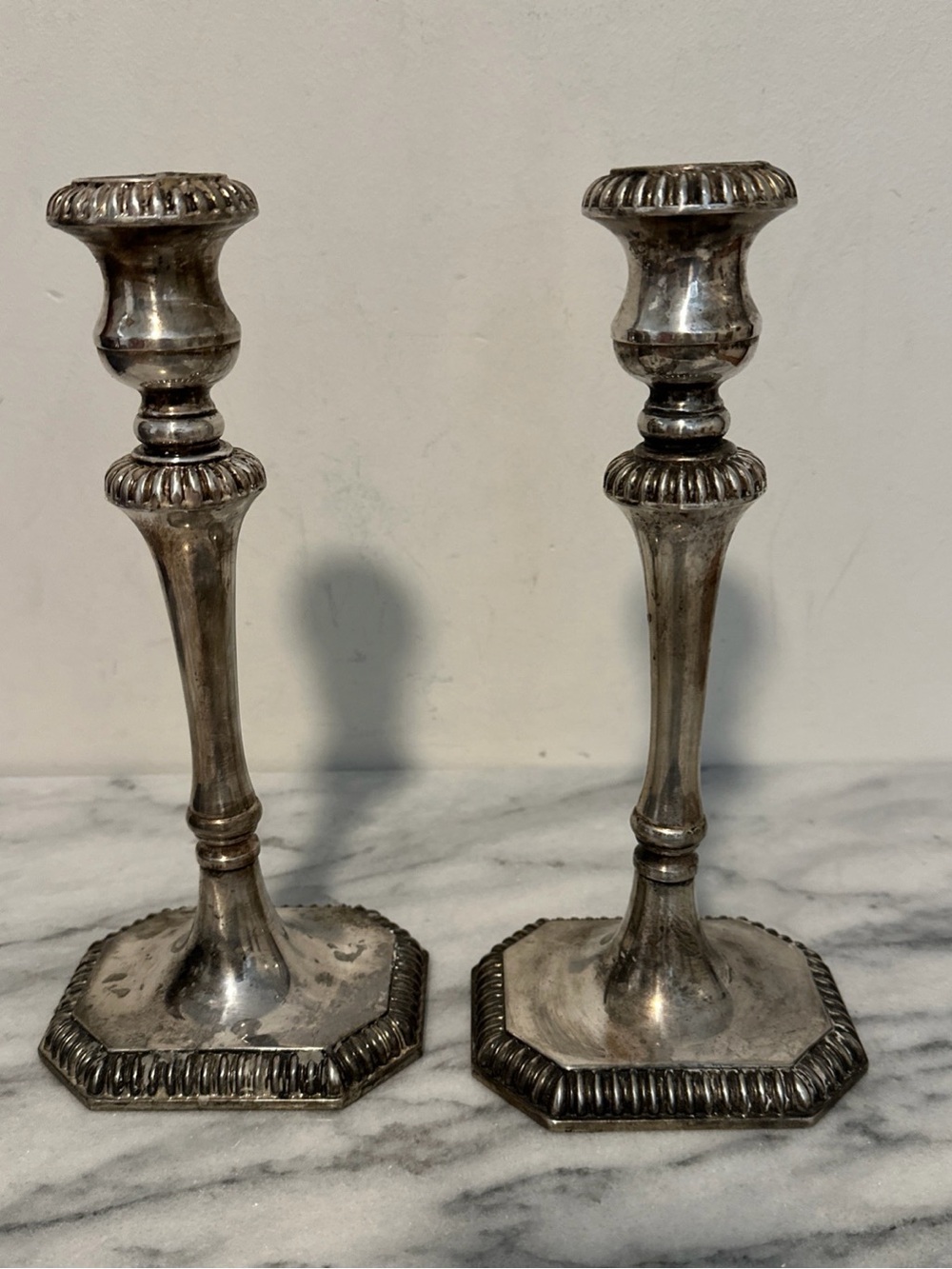 Sheffield Silver plate -Decorative Candle Holders - Classic Home Accents Italy